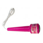 Gitara s mikrofónom na stojane Rock Star - ružová